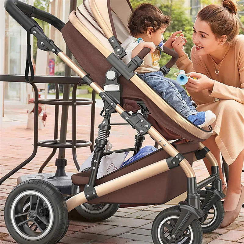 Baby Stroller light weight folk High Landscape Can Sit Lie Down clock-absorbing Newborn Babies Children's Handcart