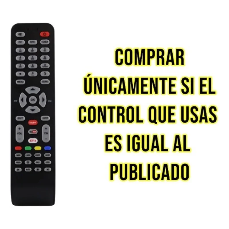 Control Remoto Compatible Con Hkpro Smart Tv Directo