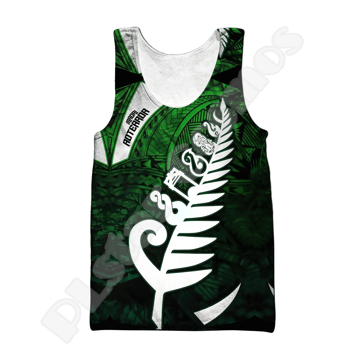 Custom Name Country Flag New Zealand Aotearoa Maori Tattoo Retro 3DPrint Summer Harajuku Casual Funny Vest Sleeveless TankTop X3