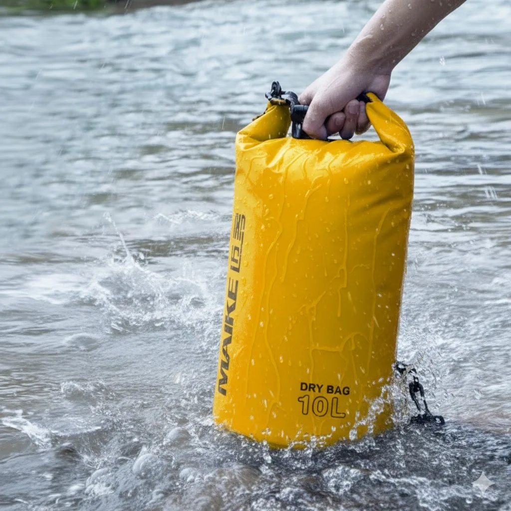 Maike Waterproof Dry Bag for Women Men Kayaking Boating Hiking Beach 5L/10L/15L/20L/25L/30L/ Waterproof Backpack Dry Bag