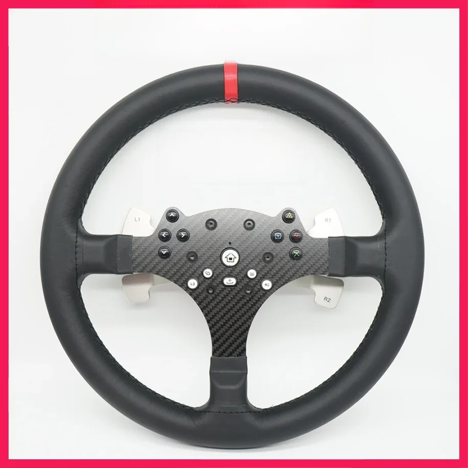 SIMPUSH 13 cali 33 cm Okrągła kierownica Rally sim racing dla PXN V10 V10 PRO — zdjęcie produktu 7