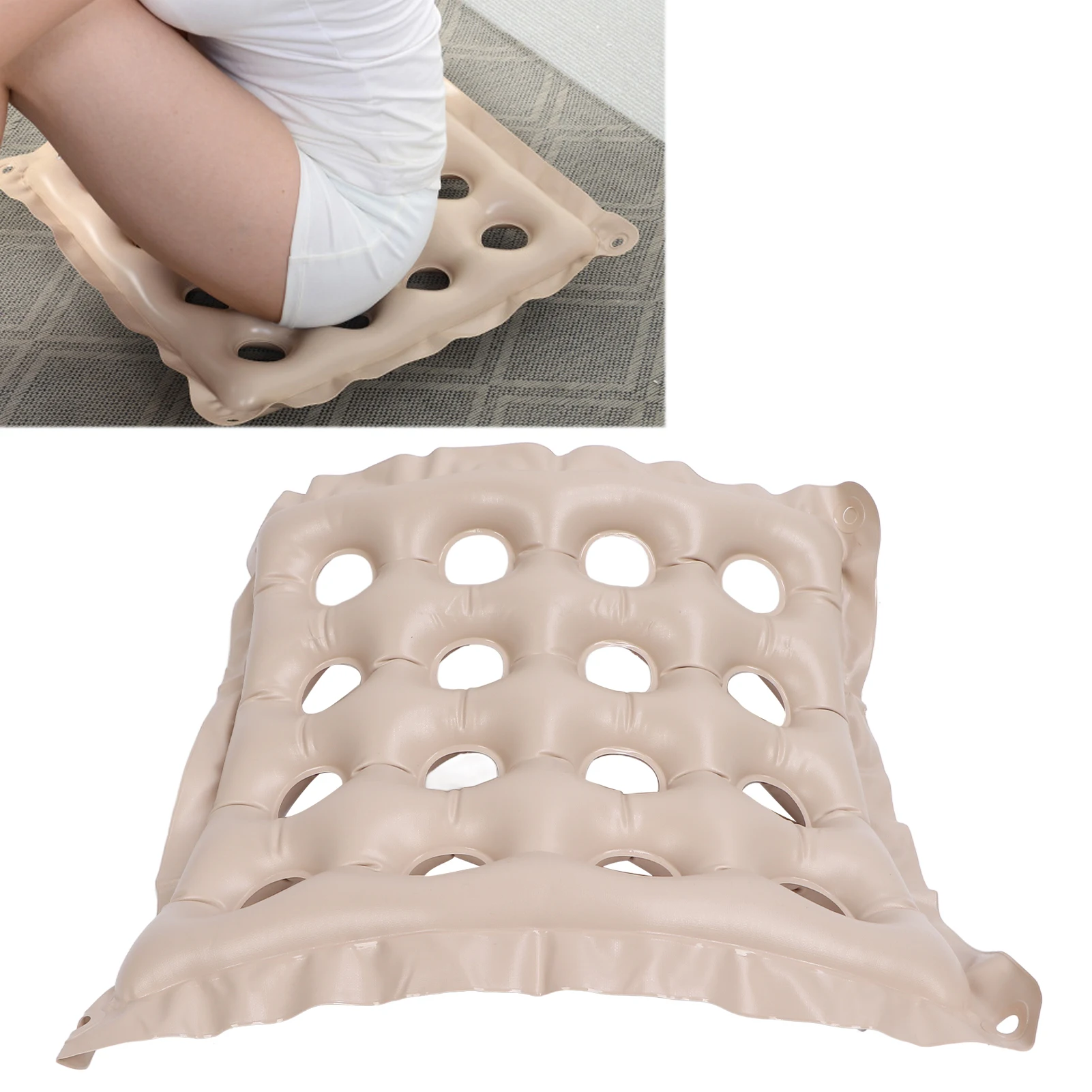 Inflatable Cushion Elderly Anti Bedsore Decubitus Wheelchair Seat Cushions Anti-Hemorrhoids Office Seat Cushion of Pvc Material