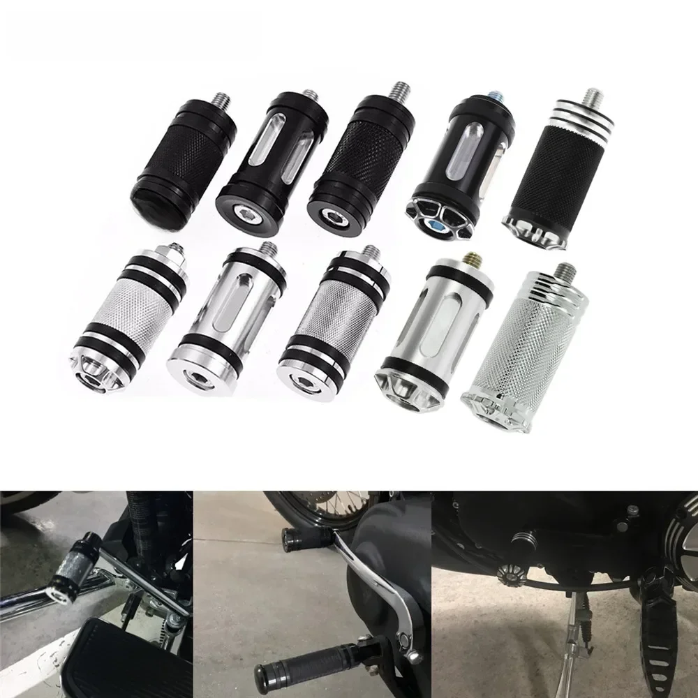 Repose-pieds de levier de vitesse pour moto, repose-pieds en aluminium CNC pour Harley Sportster XL Softail Touring Dyna Electra Glide