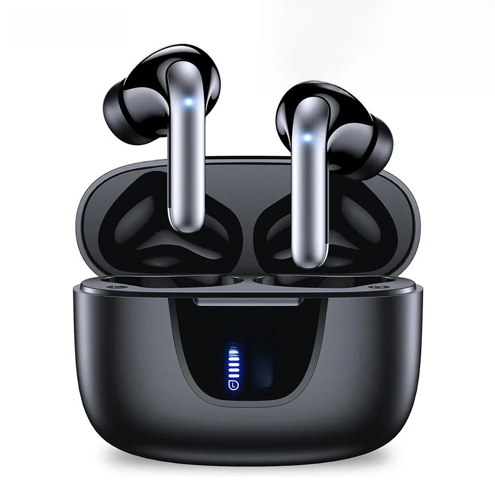 ANC Bluetooth-oortelefoon Actieve ruisonderdrukking Draadloze oordopjes Bluetooth 5.3-hoofdtelefoon TWS met LED-display voor Android ios - afbeelding 2