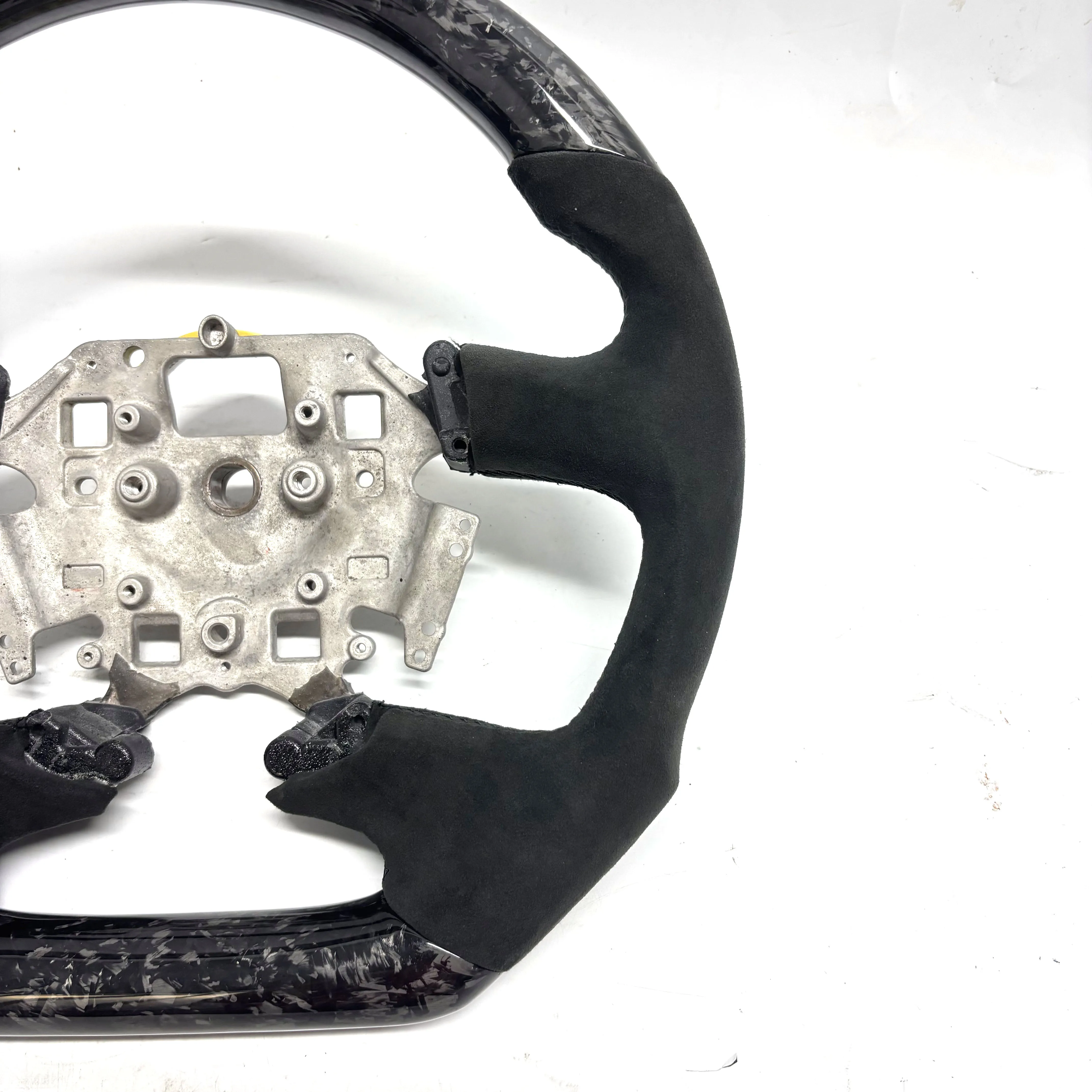 Retro Ford/FPV FG Falcon stuurwiel zwart Alcantara koolstofvezel