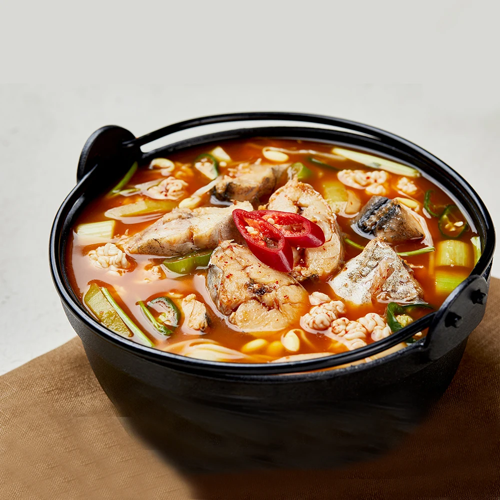 Cooksomssi-طقم وجبات حساء مضغطة ساخنة ، طهي طعام تخييم ، 2 قناني