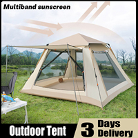 Outdoor Tent for Winter Fishing Camping Tent Travel for 2-4 Person Beach Tents for Camping Lightweight Equipment large spaceTent