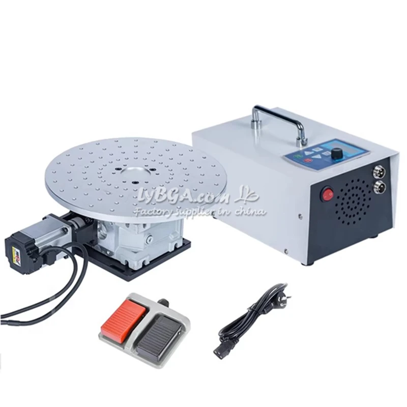 

Automatic speed control rotary table positioner mold welding argon arc handheld laser ring seam welding table disk worktable