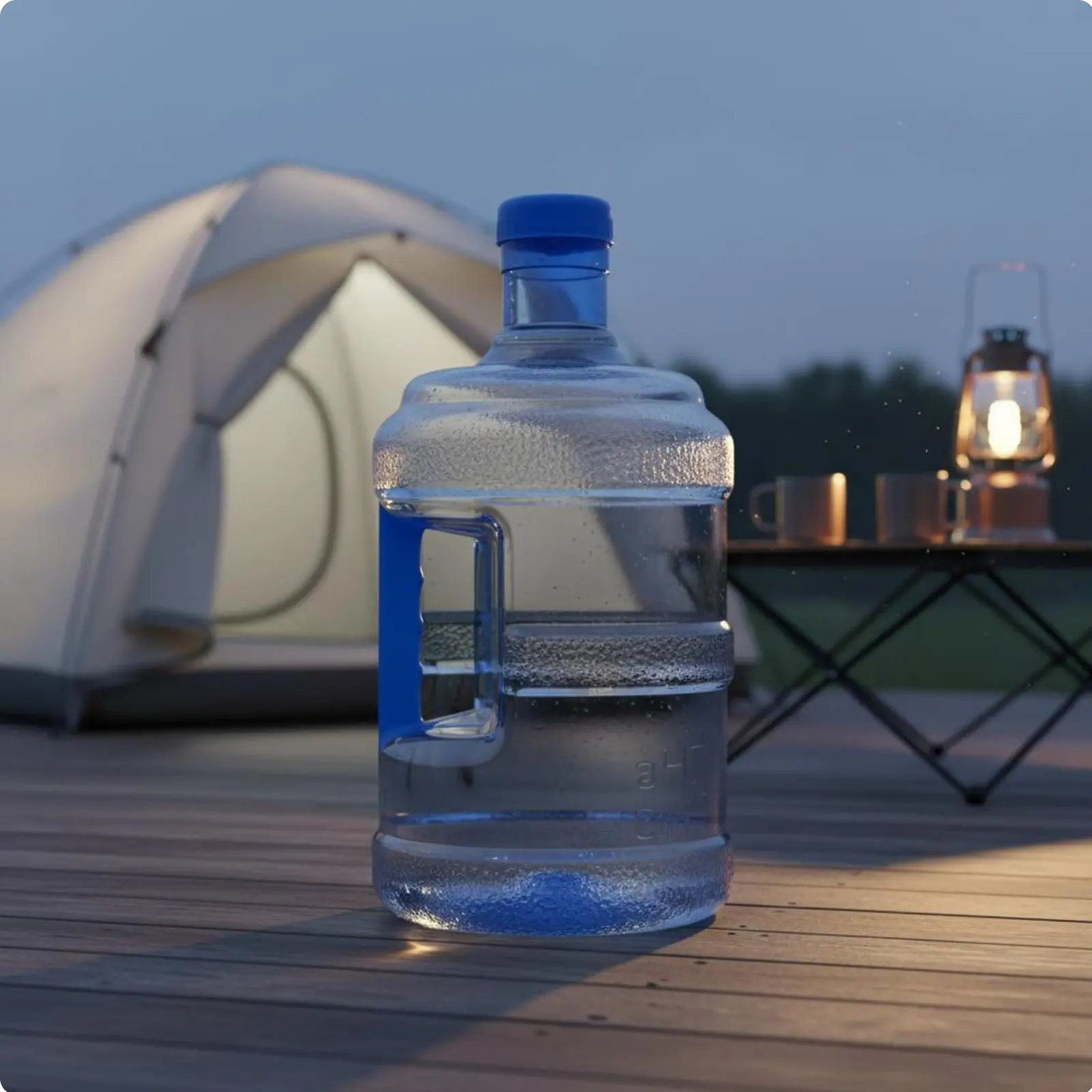7.5-18L Large Empty Water Dispenser Jug with Thickened Wall Food Grade Material for Campers Camping Emergency Preparedness image 5