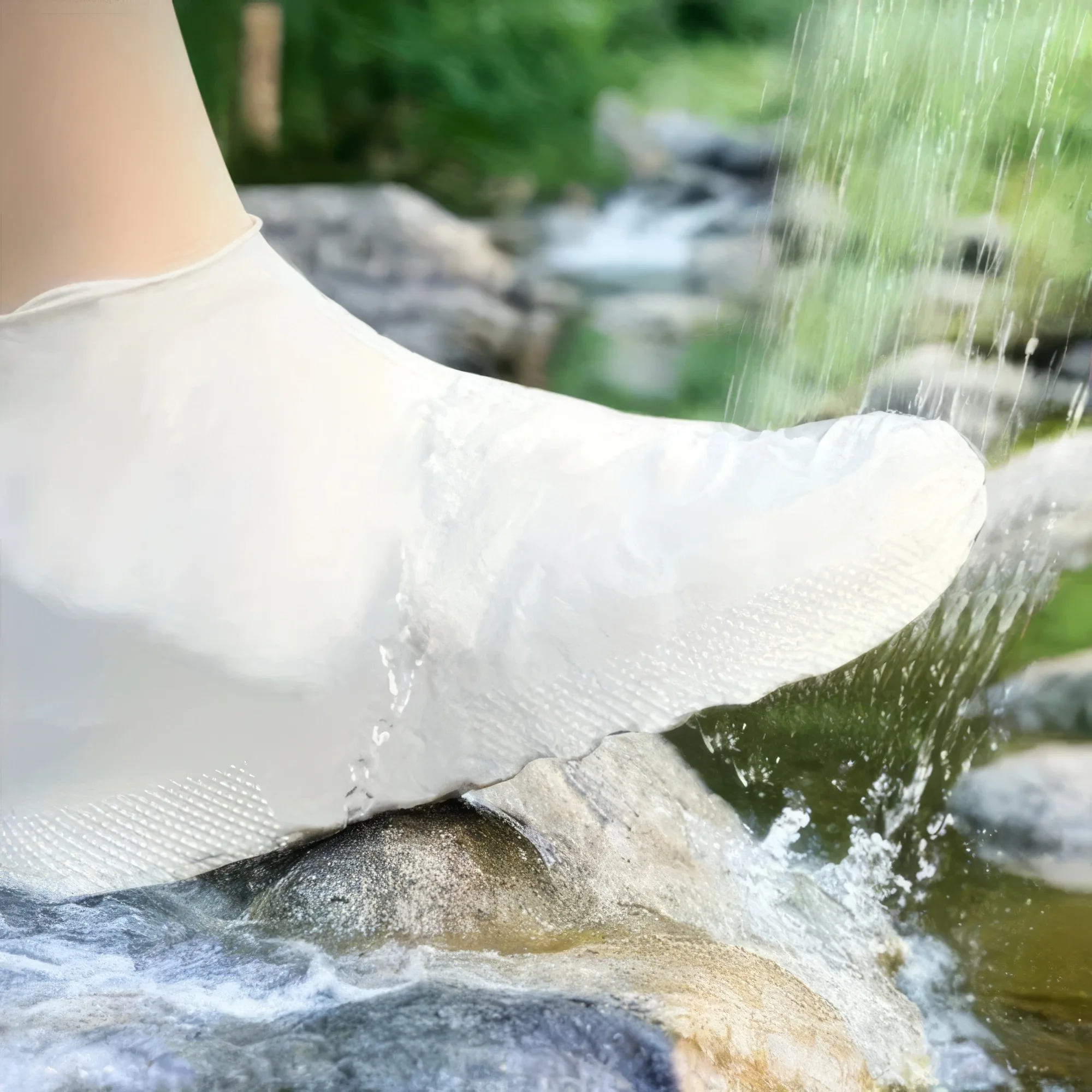 

Черные/белые латексные водонепроницаемые бахилы для обуви, готовые к использованию, подходят для спортивной обуви и активного отдыха на природе.