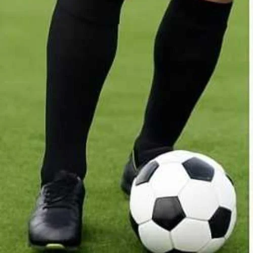 Meia Masculina Meião de Futebol Cano Longo Canelado No punho Calcanhar Atoalhado Pé Atoalhado
