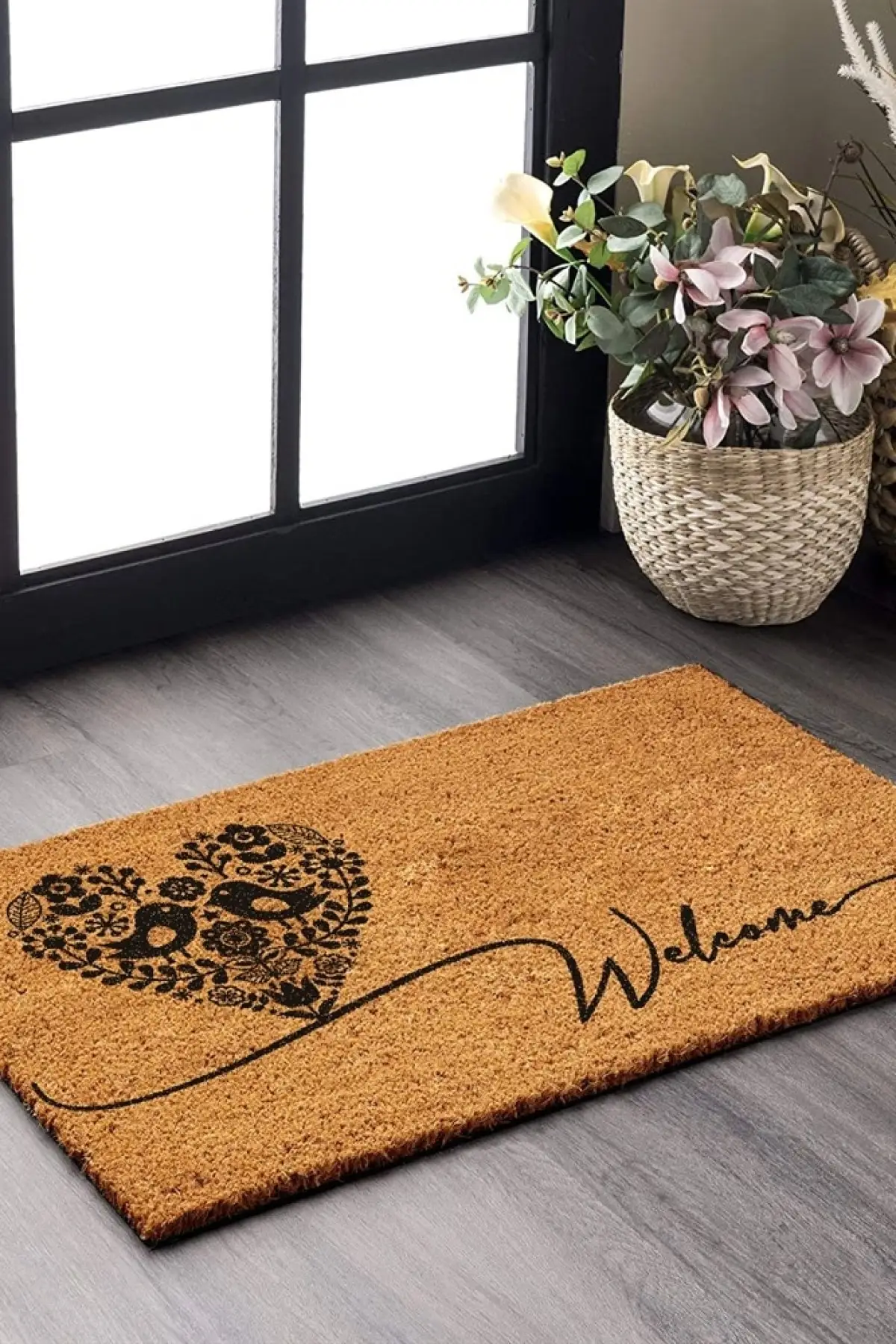 

Doormat Welcome Patterned Doorstep Doormat 40x60cm Doormat Welcome Letters Anti-Slip Doormat Carpet Doormat Letters Flannel