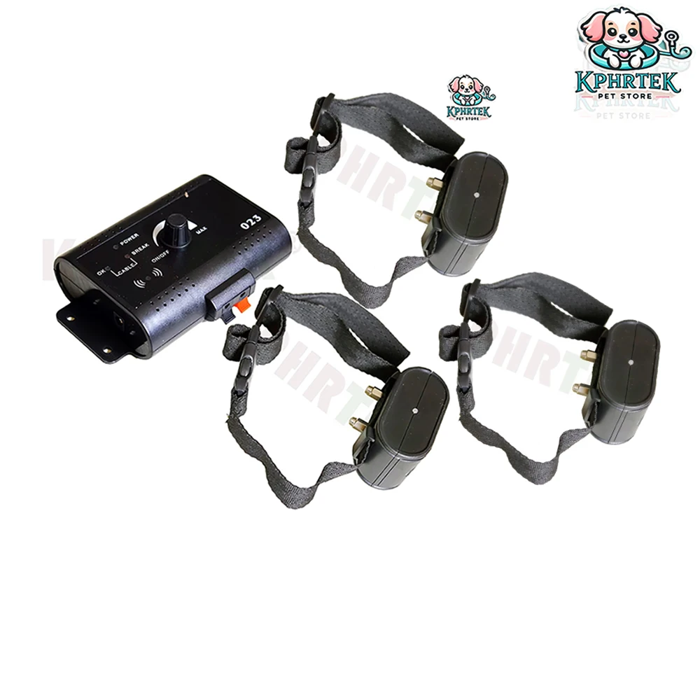 

Для 3-х собак подземный электрический шок ошейник для домашних животных ограждение собака в земле система ограждения для домашних животных