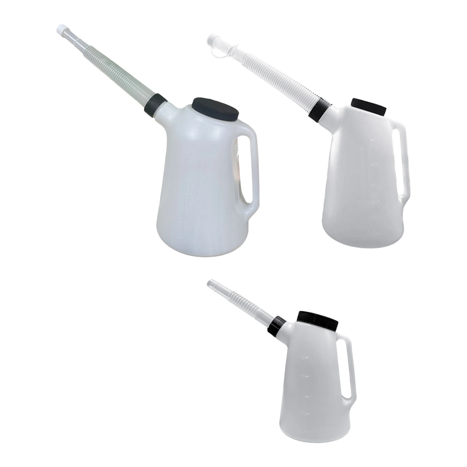 1.2L-5L Oil Pot Oil Measuring Jug Oil Dispenser Oil Container Storage Can Scale With Pouring, Lid and Cap for Automotive Garage - view 6