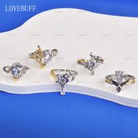 OVEBUFF For All Time 3rd Anniversary Ayn Alkaid Clarence Emerald Rorschach Ring
