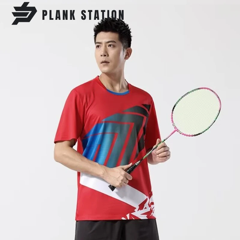 

Men Sportwear Shirt Tennis Badminton Unisex Women T-Shirt Pingpong Sports Running Cycling Jogging Fitness Quick Dry