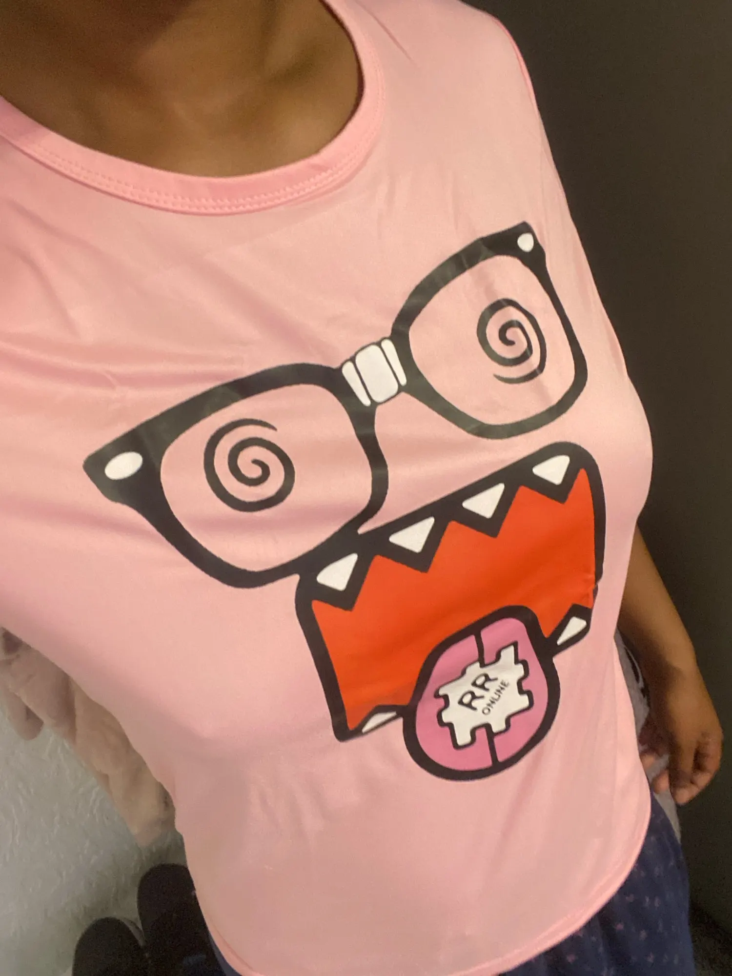 Domo Kun Funny Meme T Shirts Men's Women Clothes Classic Casual Tee Shirts Short Sleeve Summer T-shirt Tops Streetwear photo review
