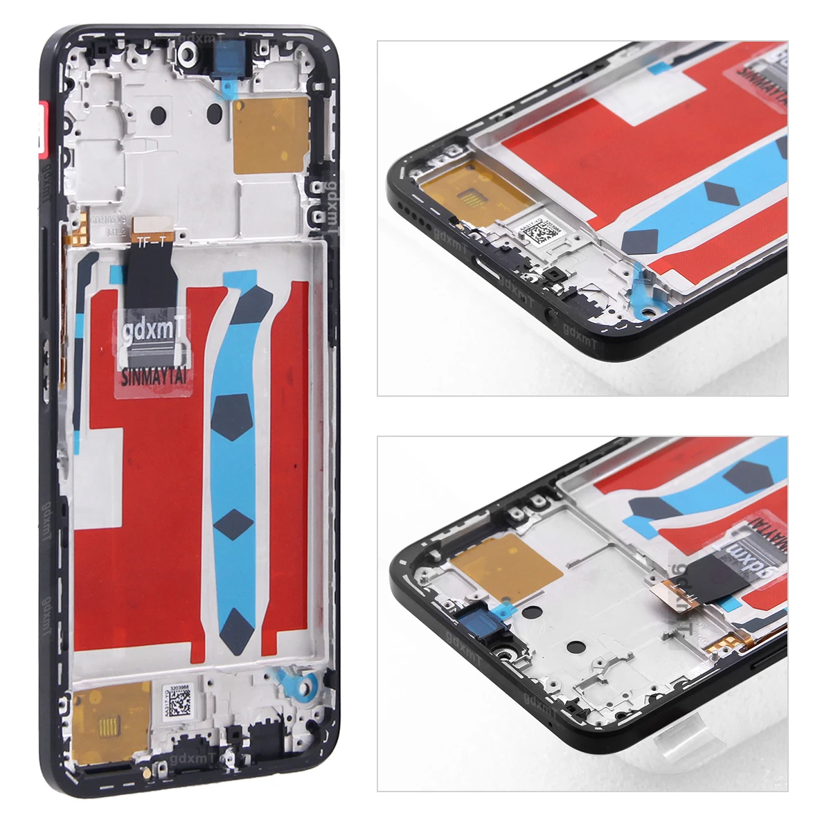 6.7\'\' For Honor X8 4G LCD Touch Screen Digitizer Assembly For Honor X8 2022 TFY LX1 LX2 LX3 Display With Frame Display 