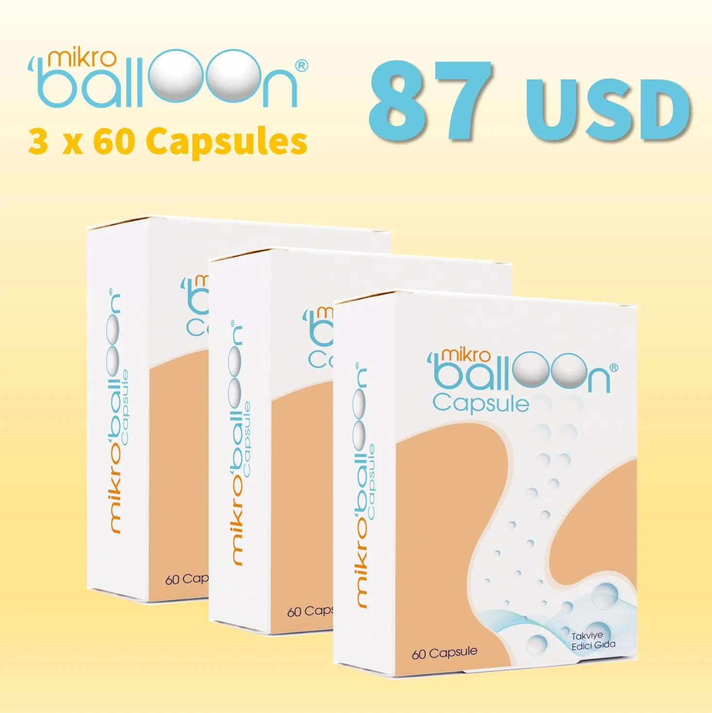 Boxes X 60 Capsules ) 3 (3 Mikroballoon