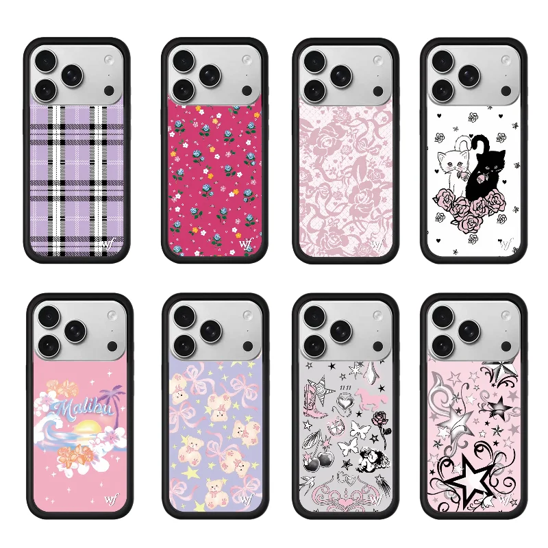 

Новый чехол для телефона с леопардовым принтом Wildflower Cherry для iPhone 16 Pro, 17 Air, 15 Plus, 15, 14, 13, 16 Pro Max, 17. Чехол-накладка Aurora Fundas.