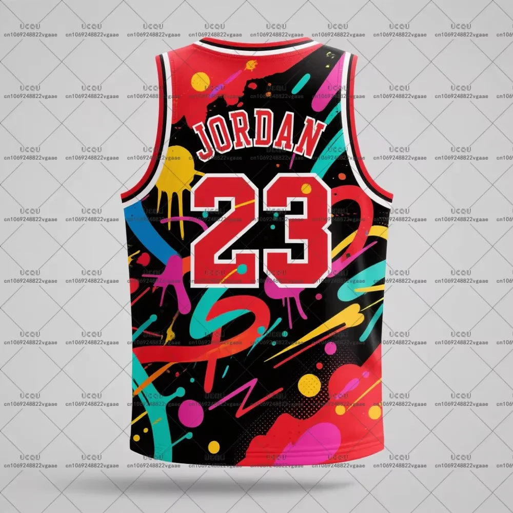 الرجال القميص الصبي قطار فتاة المحملة طفل الذكور تي شيرت سترة علوية رياضية تانك تنفس 23 J-Jorda AI تصميم Y2k كرة السلة جيرسي #3