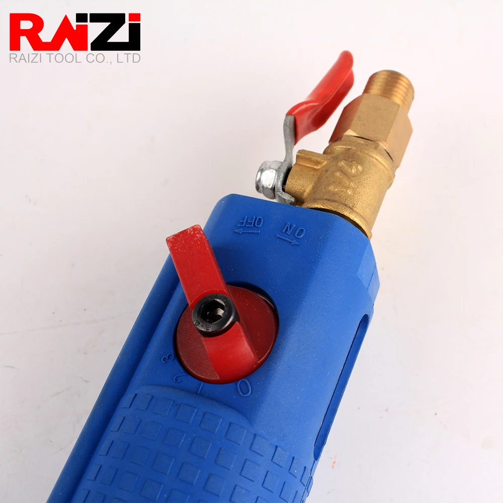 Raizi 1 pc Air Wet Polisher with 4 inch Backer Pad M14 Thread for Marble Granite Stone Polishing Machine Pneumatic Air Tool