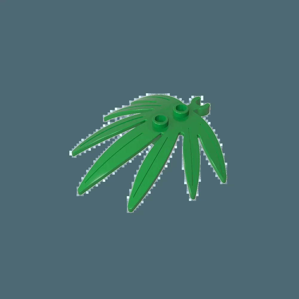 Gobricks-Briques de feuilles sans abri avec optique, pièces de plantes, clip ouvert en O, assemblage compatible 10884, bricolage, modèle, construction nuits, feuilles, 6x5, 42949