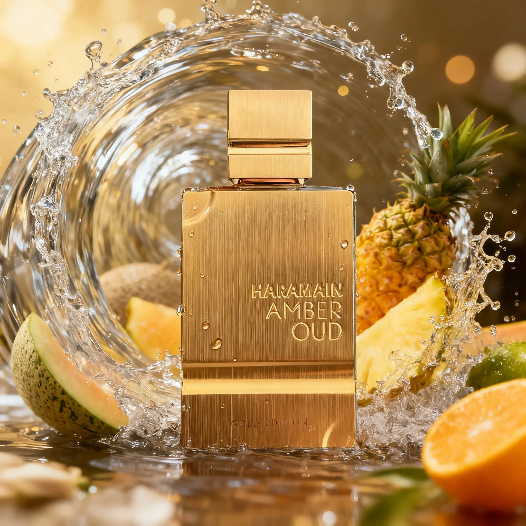 Al Haramain Amber Oud Gold Edition Arabian Perfume for Women and Men Unisex Long Lasting Amber 60ml
