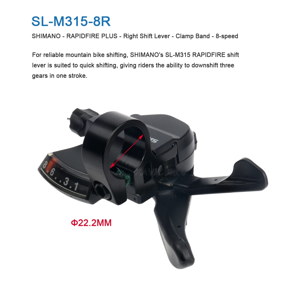 Shimano 8-Gang-MTB-Gruppe M310 M360 Schaltwerk 8S M315 Shifter HG31-8 8V Kassette 32T 34T Mountainbike-Kette HG71 HG41 – Detail 6