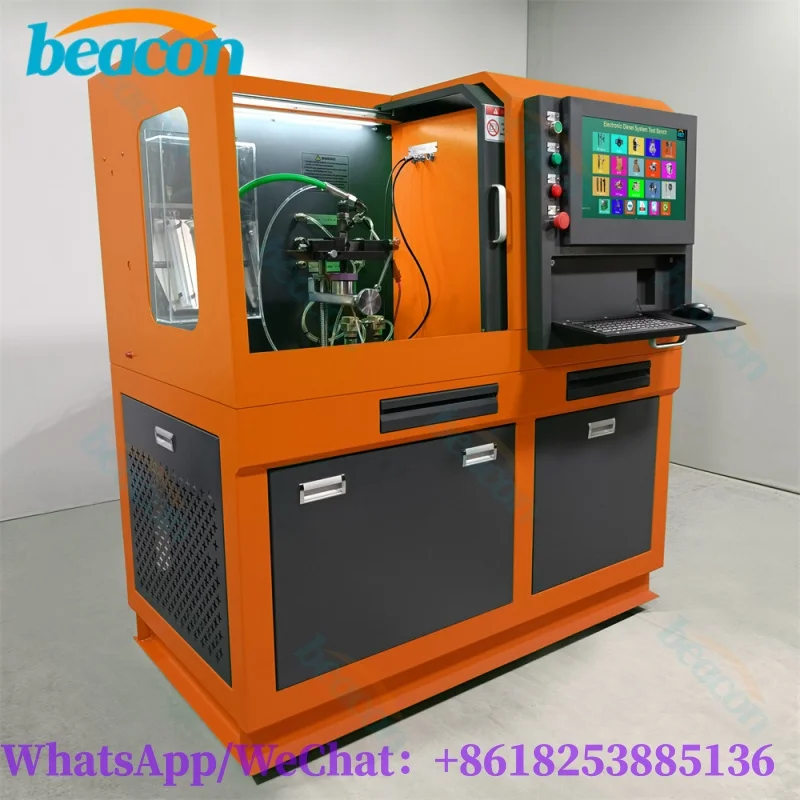 Injector Testing Equipment With Measuring Cylinder Full Automatic Diesel Injector Test Bank Injector Coding Calibrating Machine
