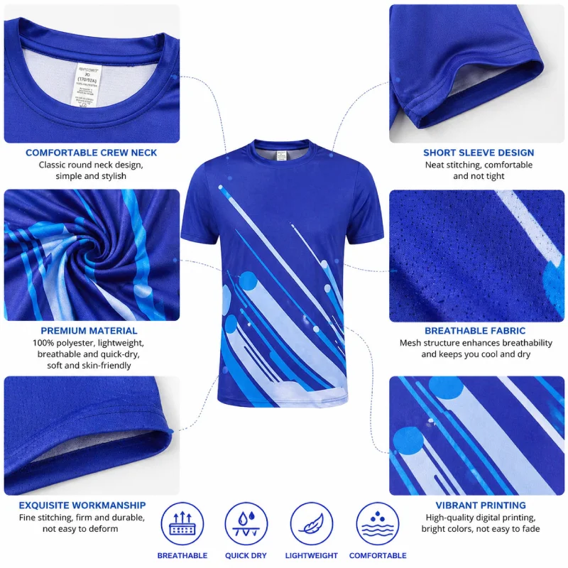 Men Badminton Shirt Quick Dry  - Badminton Jersey ulasan dan harga