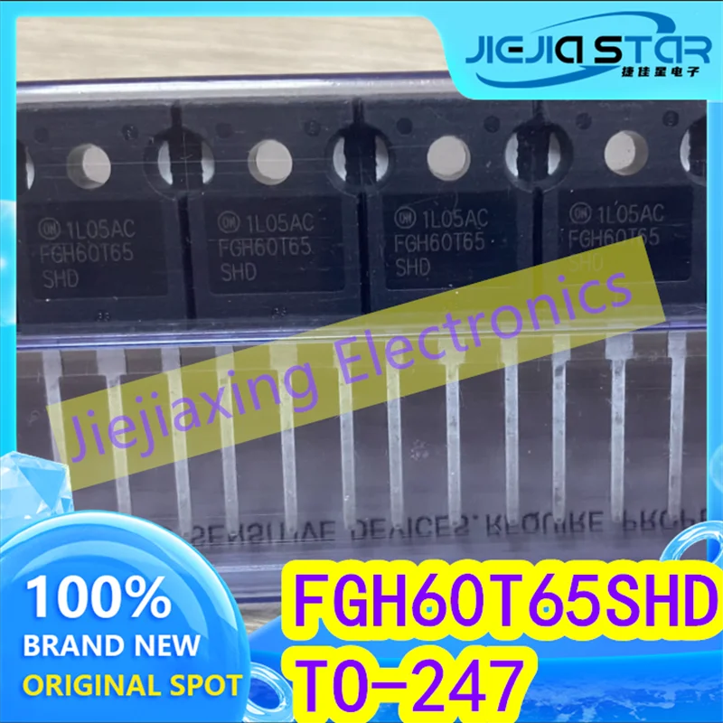 

(4/20pieces) FGH60T65SHD FGH60T65 New original IGBT high power tube TO-247 60A 650V Electronics spot