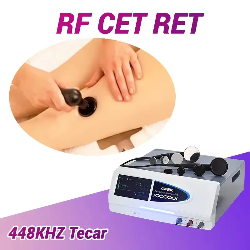 آلة العلاج الطبيعي لتخسيس الجسم والعناية بالبشرة 448 كيلو هرتز علاج Tecar لتخفيف الآلام معدات RF RETCET #1