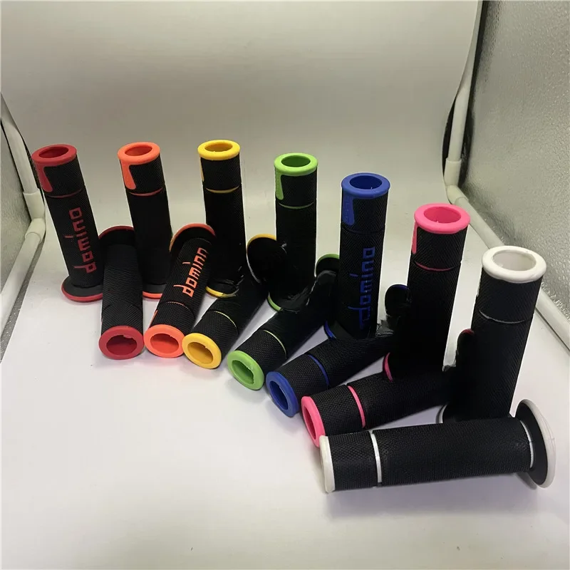 AliExpress NONE 7/8" 22mm Universal Motorcycle Handlebar Grip Non Slip Rubber Scooter Handle Bar Grip For Domino Bicycle Motorbike Accessories