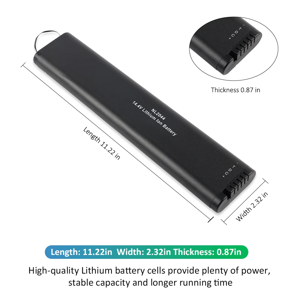 ETESBAY NL2044 แบตเตอรี่สําหรับ IWATSU DM-900A Optical isolator B-อัลตราซาวนด์เครื่องแบตเตอรี่ NL2044LV NL2044HD NL2044HD2