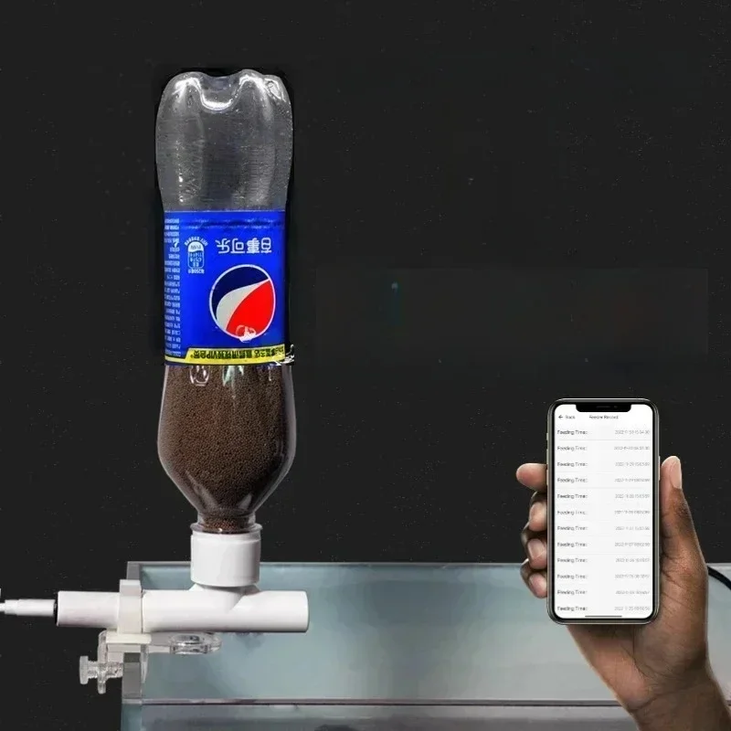 Mangeoire pour Aquarium, téléphone portable, télécommande, synchronisation intelligente, poisson ornemental, tortue, nourriture, mangeoire automatique pour Aquarium