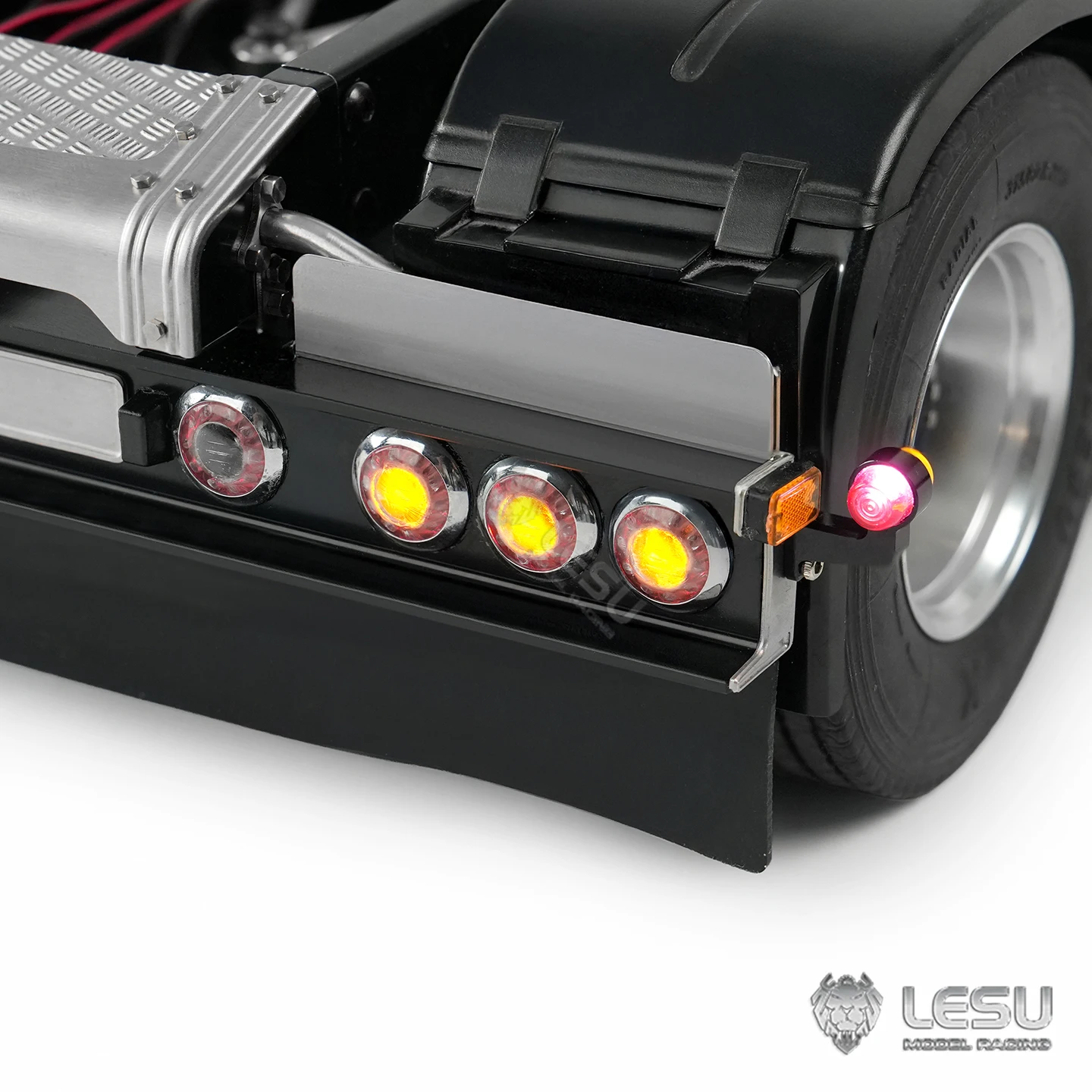 LESU 1/14 Truck 770S Rear Beam & Taillight Set — Tamiya Tractor DIY Modification S-1320