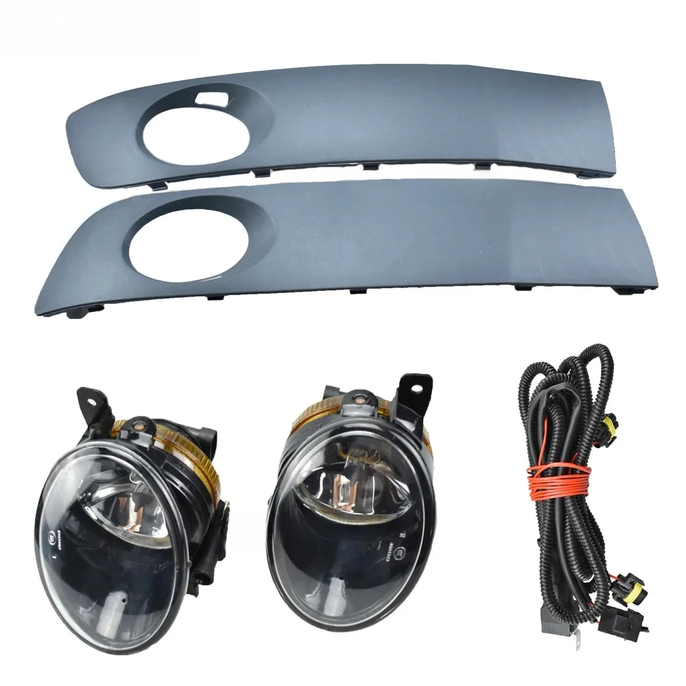 1 zestaw do VW Transporter Multivan Caravelle T5 T6 2010 2011 2012 2013 2014 2015 Samochodowe przednie halogenowe światło przeciwmgielne z ramką — zdjęcie 2