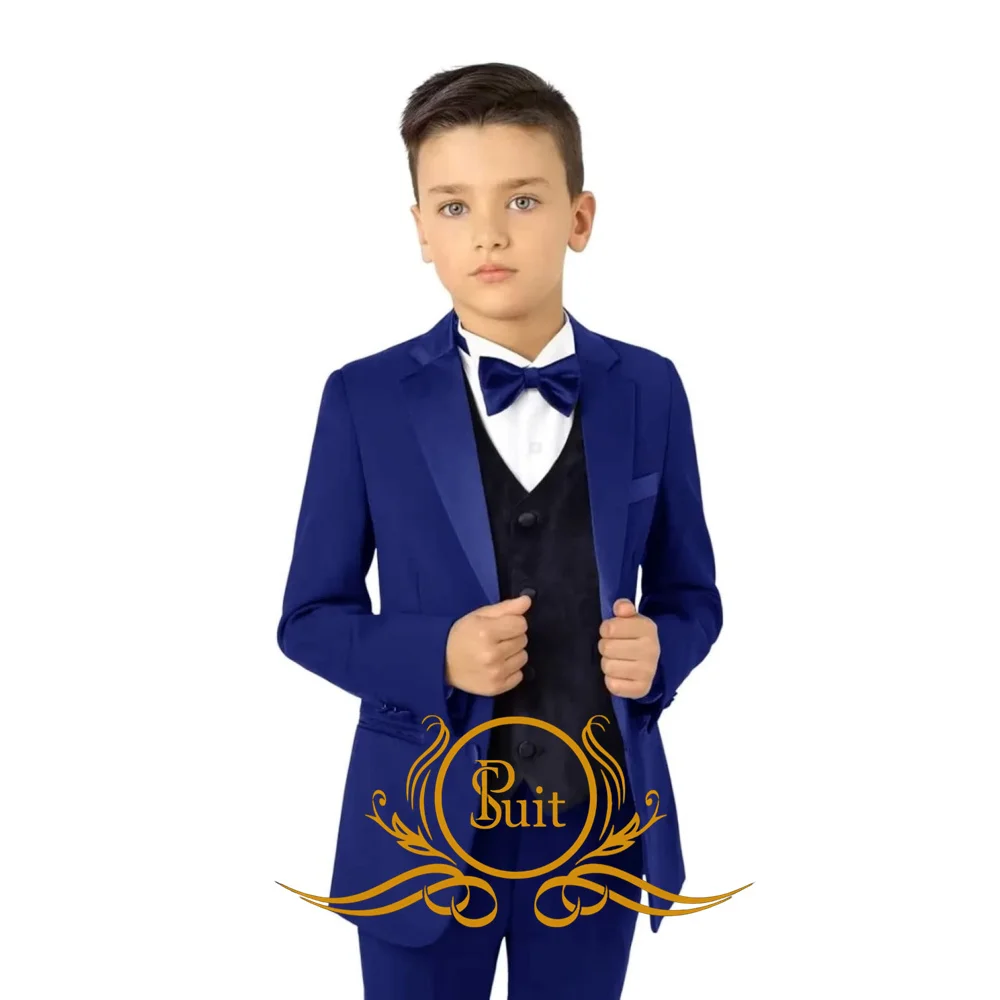 Wedding Boy Suit Formal Dress Suit 3 Piece Classic Kids Tuxedo Suits for Party