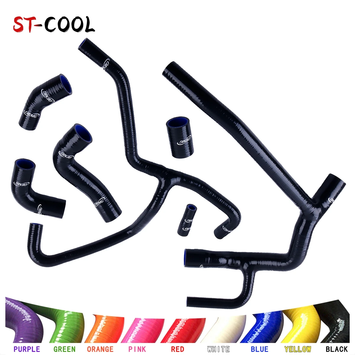 For Land Rover Discovery 2 TD5 2.5L 1999-2004 / Nissan Silvia S13 S14 S15 180SX 200SX SR20DET Radiator Silicone Hoses Kit 7Pcs