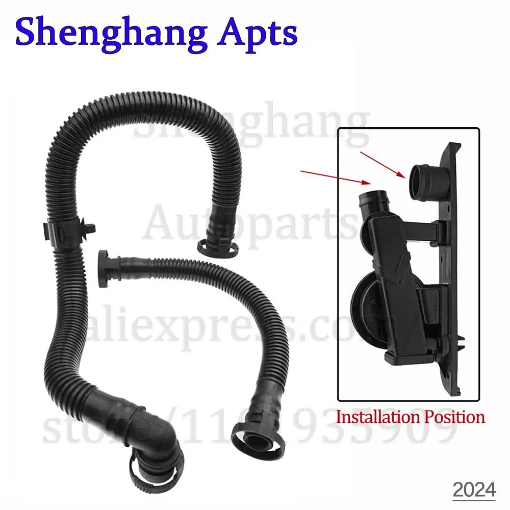 

Crankcase Breather Valve Vent Hose Pipe For Audi A3 A4 B7 A6 VW Eos Golf Jetta Passat Seat Altea Exeo Leon 06F103235,06F103221E