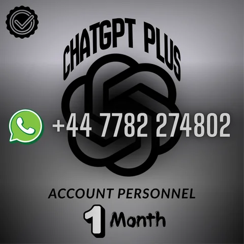ChatGPT Plus – 1-Monats-Zugriff |   Globales Konto |   Digitales Produkt