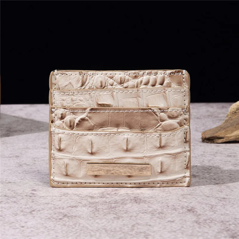 XMESSUN Women New Trendy ID Card Credit Card Holder 2026 Fashion Retro High Quality Ladies Crocodile Pattern ID Card Cover