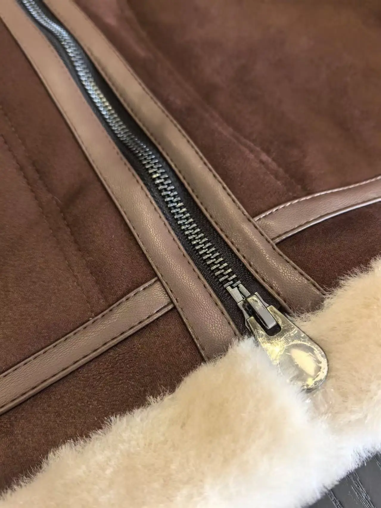 سترة كاجوال للخريف والشتاء للسيدات من الجلد الصناعي للدراجات النارية