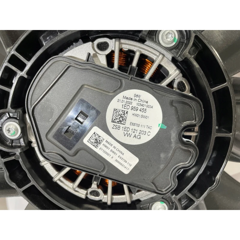 

For 2021-2023 SAIC Volkswagen ID4 ID3 ID.4X ID6 ID.6X Radiator cooling fan OE 1ED959455