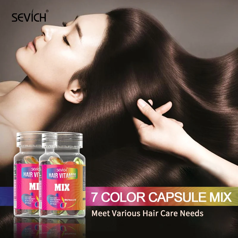 Hair Care Oil Hair Vitamin Capsule Hair Repair Damaged Hair Care Capsules Essence Hair Care Repair Anti Loss Essential Oil