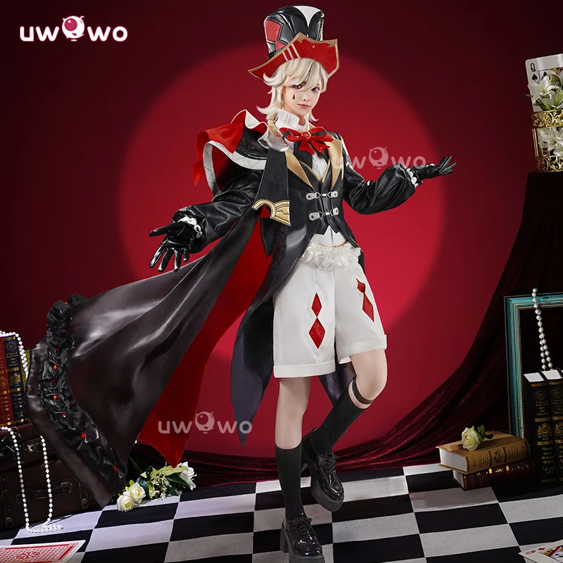 UWOWO Collab Series: Game Genshin Impact × KFCC Collab Lynette Lyney Cosplay Costume Fontaine Lyney Halloween Cosplays Costume