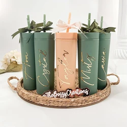 Personalized Bridesmaid Tumblers Bridesmaid Proposal Gift Wedding Party Favor Will You Be My Bachelorette Bridal Gifts Hen Party