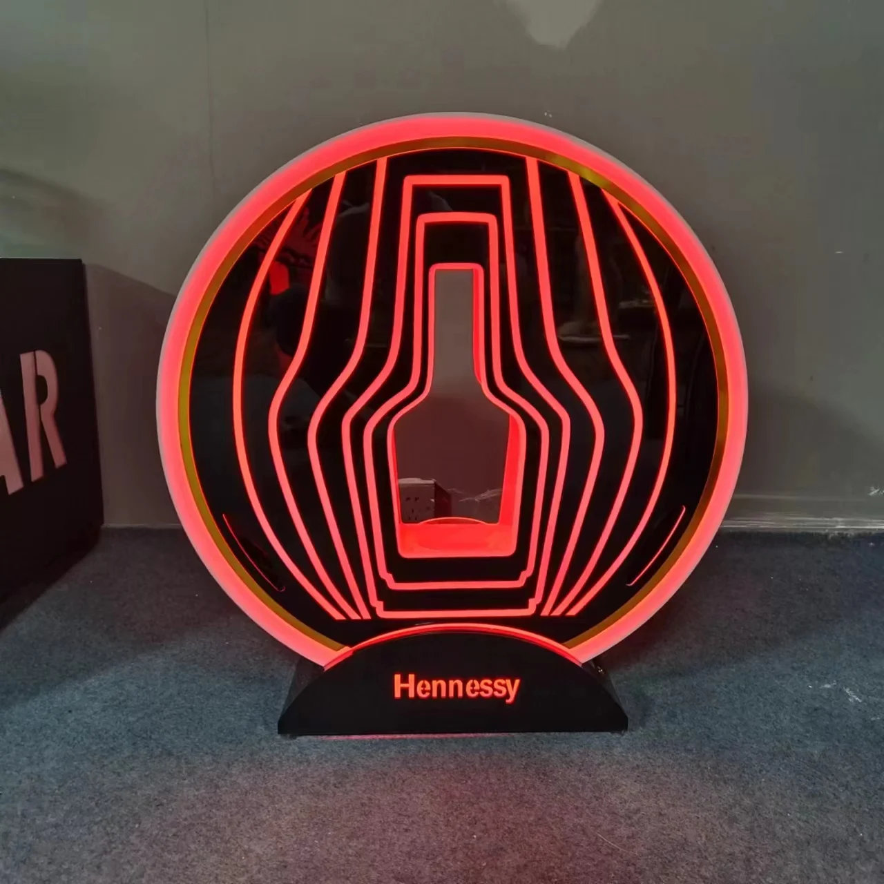 Apresentador Garrafa LED HENNESSY, GLORIFIER, cor cheia para Night Club