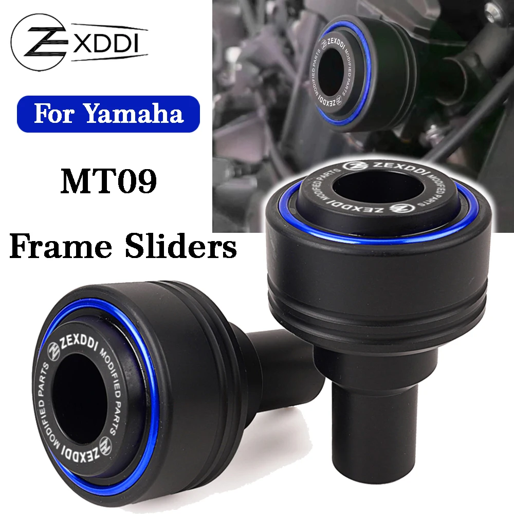 

ZEXDDI Frame Sliders Crash Protector Fit For YAMAHA MT 09 MT-09 MT09 SP 2014-2020 & 2021-2024 Motorcycle Falling Protection Pad